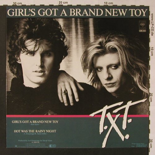 T.X.T.: Girl's Got A Brand New Toy+1, CBS(A 12.6073), NL, 1985 - 12inch - F3344 - 2,50 Euro