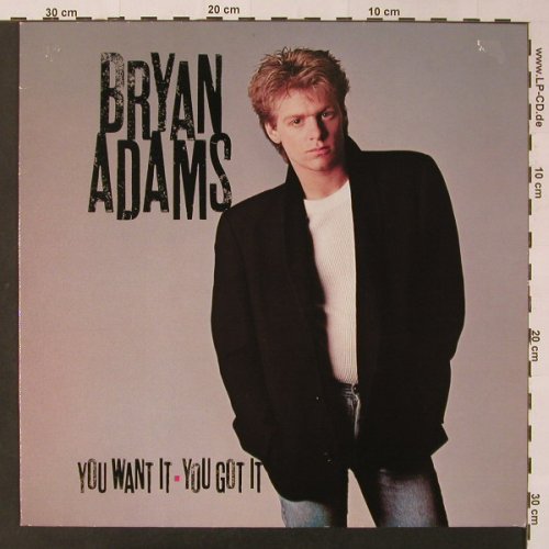 Adams,Bryan: You Want It,You Got It, AM(393 154-1), D, 1981 - LP - F3368 - 6,00 Euro