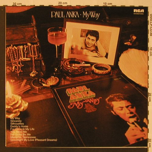 Anka,Paul: My Way, Warenprobe, RCA Intern.(26.21423 AG), D, 1974 - LP - F3977 - 6,00 Euro