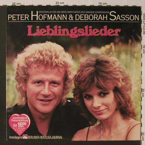 Hofmann,Peter & Deborah Sasson: Lieblingslieder, V.A., CBS(LSP 15 654), D, 1984 - LP - F4018 - 5,00 Euro
