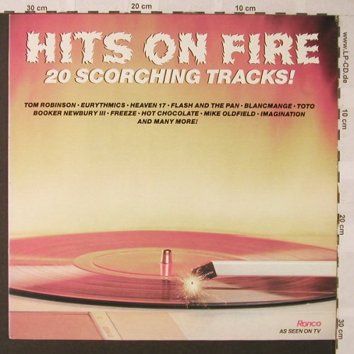 V.A.Hits On Fire: 20 Scorching Tracks, Ronco(RTL 2095), UK, 1983 - LP - F42 - 4,00 Euro