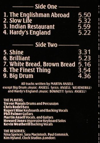 Ansell,Martin: The Englishman Abroad, Island(207 631), D, 1986 - LP - F4311 - 2,00 Euro