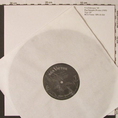 V.A.February '65: Pop Sampler,Promo,No Cover, RCA Victor(SPS 33-324), US, 1965 - LP - F4611 - 7,50 Euro
