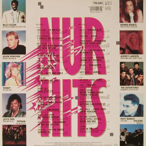 V.A.Nur Hit's - Das Beste Aus'88: 29 Tr., Foc, Teldec(6.28712 BV), D, 1988 - 2LP - F4663 - 5,00 Euro