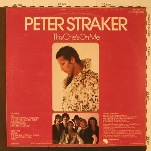 Straker,Peter: This One's On Me, EMI(EMC 3204), D, 1979 - LP - F4679 - 5,00 Euro