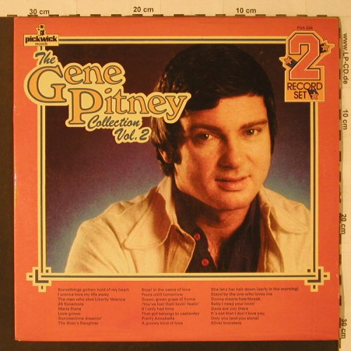 Pitney,Gene: The G.P.Collection Vol.2, Foc, Pickwick(PDA 034), UK,  - 2LP - F4717 - 7,50 Euro
