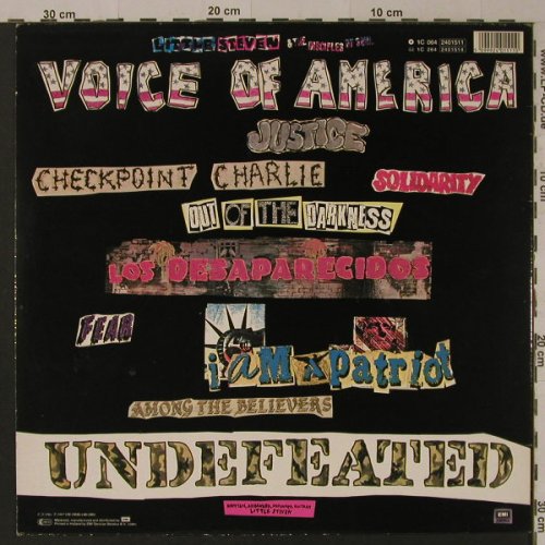 Little Steven: Voice Of America, EMI(2401511), EEC, 1984 - LP - F5202 - 5,50 Euro