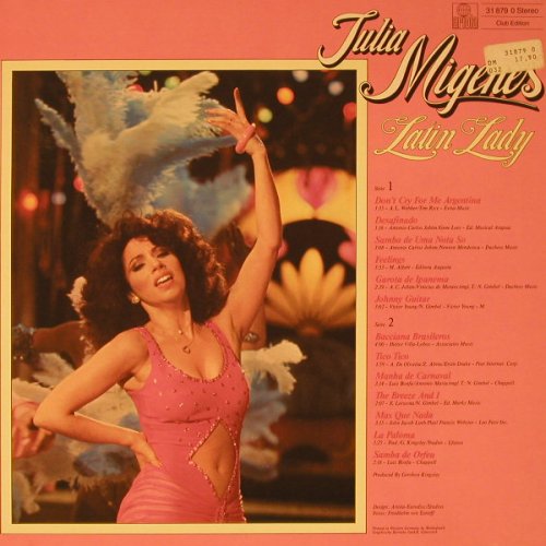 Migenes,Julia: Latin Lady, Club Edition, Ariola(31 879), D, 1980 - LP - F5540 - 5,00 Euro