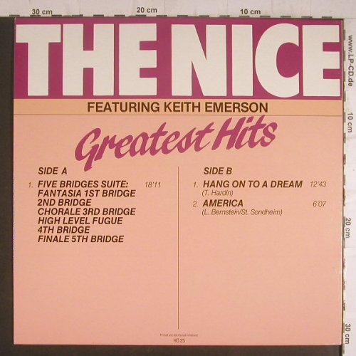 Nice: Greatest Hits, Ri, Curcio(HO 25), I,  - LP - F6289 - 5,00 Euro