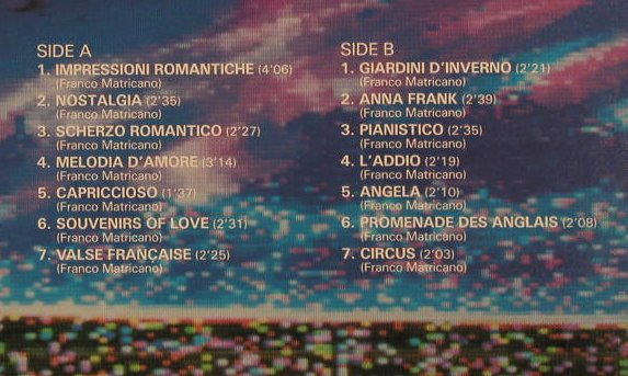 Matricano,Franco: Romantic Piano Moods, m-/vg+, Sonoton(SON 241), D,  - LP - F6838 - 5,00 Euro