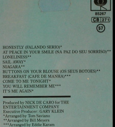 Carlos,Roberto: Same, CBS(85267), UK, 1981 - LP - F69 - 2,00 Euro