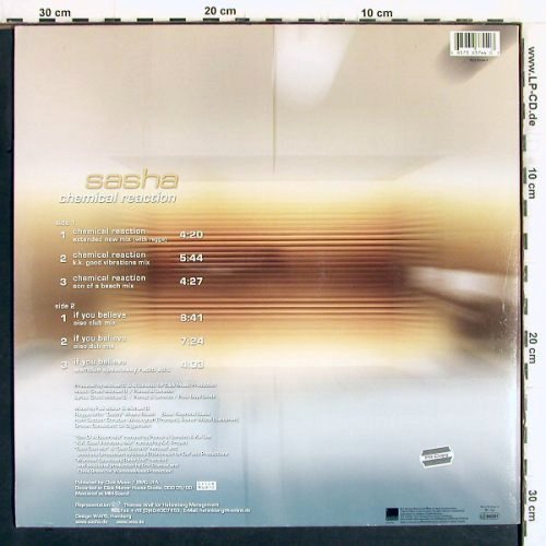 Sasha: Chemical Reaction *6, WEA(8573 83744-0), EU, 2000 - 12inch - F7016 - 1,00 Euro