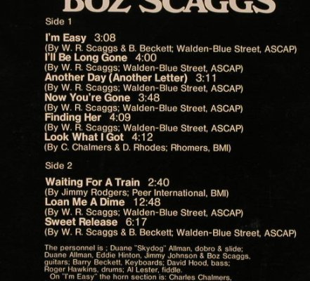 Scaggs,Boz: Original Rock Classics,Ri, Atlantic(ATL 20 084), D, 1969 - LP - F7583 - 6,00 Euro