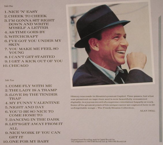 Sinatra,Frank: The Collection, Capitol(EMTV 41), UK, 1986 - LP - F7745 - 6,00 Euro