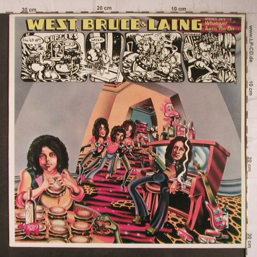 West,Bruce & Laing: Whatever Turns You On,  Only Cover, RSO(2479 112), D, 1973 - Cover - F7768 - 4,00 Euro