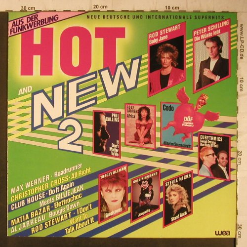 V.A.Hot and New 2: Rod Stewart, G.Kihn, Eurithmics.., WEA(24-0226-1), D, 1983 - LP - F7869 - 4,00 Euro