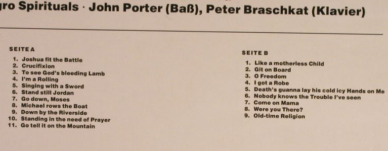Porter,John/Peter Braschkat,Klavier: No More Crying, Pan Verlag(OV-84), D, 1978 - LP - F8542 - 6,00 Euro