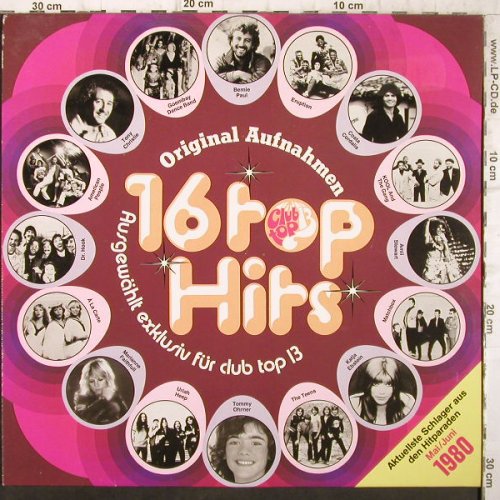 V.A.Club Top 13-3: 16 Top Hits, Mai/Juni 1980, Clubtop 13(30 413 9), D, 1980 - LP - F9218 - 4,00 Euro
