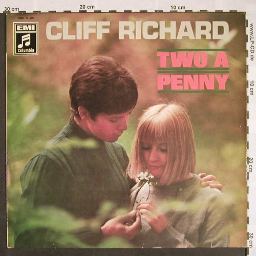 Richard,Cliff: Two a Penny, vg+/m-, bad condition, Columbia(SMC 74 469), D, 1968 - LP - F9558 - 10,00 Euro