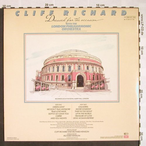 Richard,Cliff+LondonPhil.Orch.: Dressed For The Occasion, m-/vg+, EMI / HörZu(064-07 730), D, 1983 - LP - F9560 - 4,00 Euro