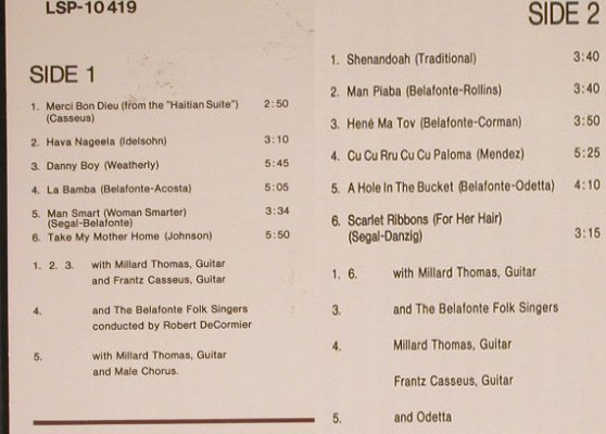 Belafonte,Harry: Golden Records Vol.2, RCA Victor(LSP-10419), D, 1974 - LP - F9583 - 6,00 Euro