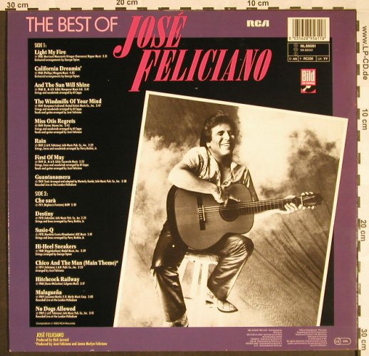 Feliciano,Jose: The Best Of, RCA(NL 89561), D, 1985 - LP - F9589 - 5,50 Euro