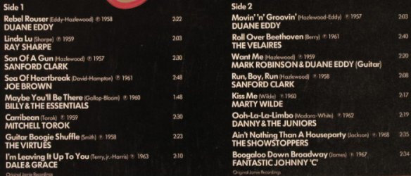 V.A.Oldies but Goldies: Duane Eddy...Fantastic Johnny C, London(6.23647 AQ), D, 1978 - LP - F9988 - 5,00 Euro