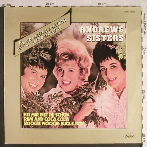 Andrews Sisters: La genuina musica americana, Capitol(C 064-085413), E, Ri, 1979 - LP - H1119 - 5,00 Euro