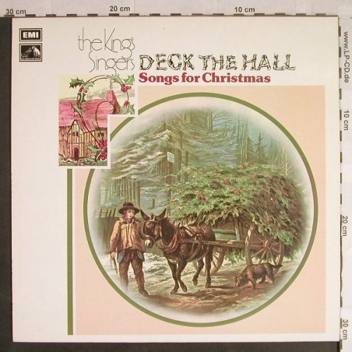 King's Singers: Deck the Hall, Songs for Christmas, EMI(HQS 1308), UK, 1973 - LP - H1360 - 6,00 Euro