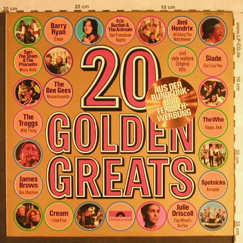 V.A.20 Golden Greats: Sam the Sham...Golden Earing, Polydor(2475 601), D,  - LP - H1413 - 4,00 Euro