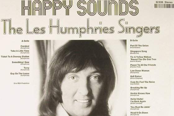 Les Humphries Singers: Happy Sounds, Club-Sonderauflage, Decca(62 836), D, 1973 - LP - H1577 - 6,00 Euro