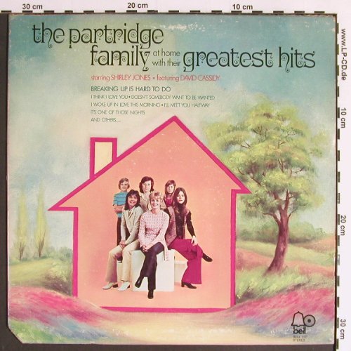 Partridge Family: At home with their Greatest Hits, Bell (1107), US, Co, 1972 Typ: LP Best.-Nr.: H1931 Preis: 3,00 Euro