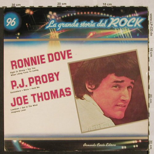 V.A.La Grande Storia Del Rock 96: Ronnie Dove,P.J.Proby,Joe Thomas, Curcio(GSR-96), I, Foc,  - LP - H2684 - 5,00 Euro