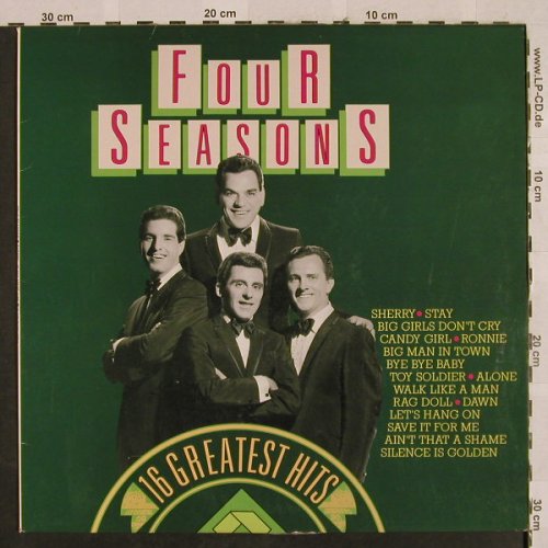 Four Seasons: 16 Greatest Hits, woc, Flashback(34041), D,  - LP - H2717 - 4,00 Euro