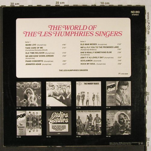 Les Humphries Singers: The World Of, Decca(ND 810), D, 1973 - LP - H2905 - 6,00 Euro