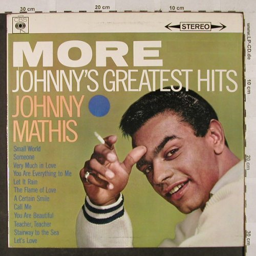 Mathis,Johnny: More Johnny's Greatest Hits, CBS(SBPG 62774), UK,vg+/m-, 1966 - LP - H2908 - 5,00 Euro