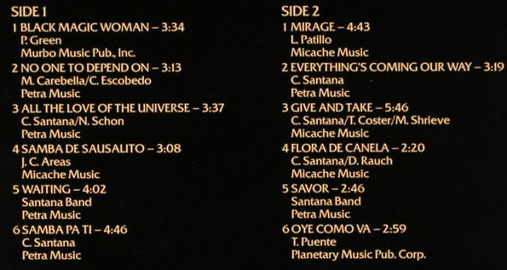 Santana: Top Groups Of Pop Music, Memory(296 988-245), NL, Ri'75, 1981 - LP - H3144 - 5,00 Euro