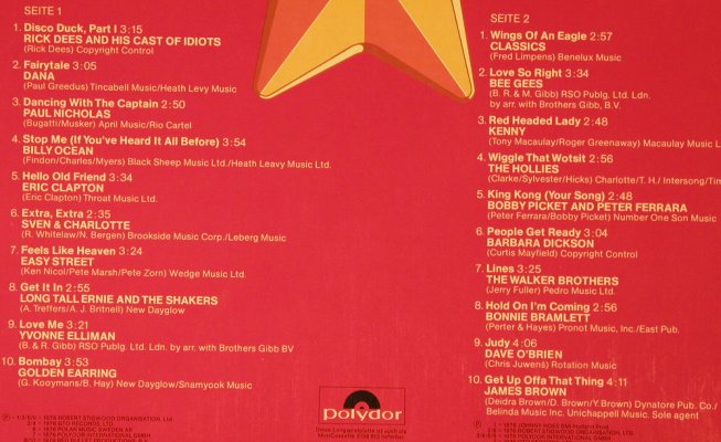 V.A.Hit Sensation-20 Orignal Hits: Rick Dees&...James Brown, Polydor(2413 313), D,  - LP - H3618 - 4,00 Euro
