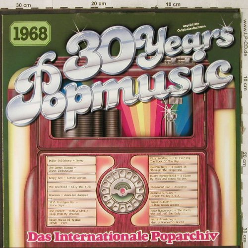 V.A.30 Years Popmusic: 1968-Bobby Goldsboro...L.Armstrong, S*R(46 218 4), D, m /vg+,  - LP - H3754 - 4,00 Euro