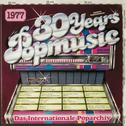 V.A.30 Years Popmusic: 1977-ManhattanTransfer...ELP, S*R(46 227 5), D,  - LP - H3765 - 4,00 Euro