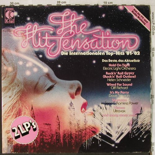 V.A.The Hit Sensation: Intern.Top-Hits '81-'82, Foc, K-tel(TG 1359), D, 1981 - 2LP - H3913 - 5,00 Euro