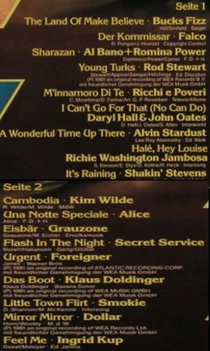 V.A.Turbo-Hits: Bucks Fizz..Ingrid Kup, Acarde(ADE G 148), D, 1981 - LP - H3931 - 4,00 Euro
