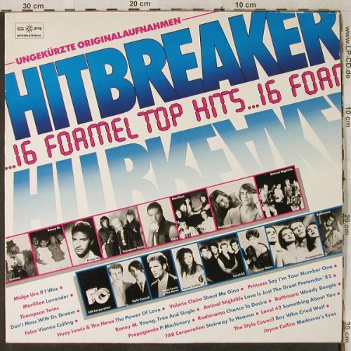 V.A.Hitbreaker: 16 Formel Top Hits, S*R(42 819 3), D, 1985 - LP - H3933 - 4,00 Euro