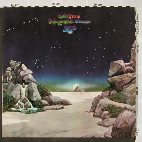 Yes: Tales From Topographic Ocean, Foc, Atlantic(ATL 80 001), D,vg+/vg+, 1973 - 2LP - H4072 - 7,50 Euro