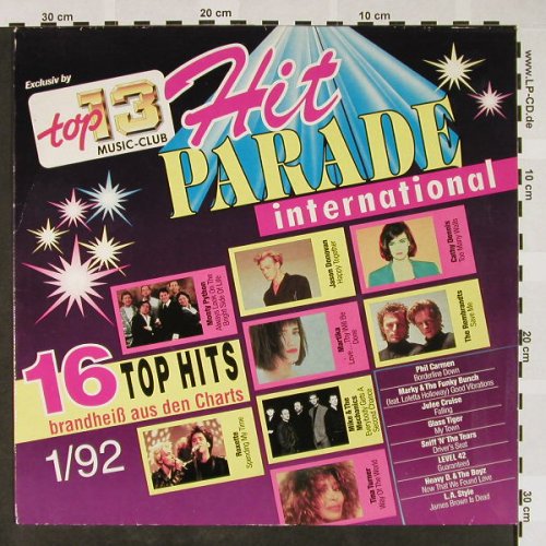 V.A.Hit Parade International: 1/92-Monty Python...L.A.Style, Top 13 Music Club(71 239 8), D, 1992 - LP - H4073 - 4,00 Euro