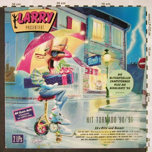 V.A.Larry präsentiert: Hit Tornado '90/'91 (No Comic-Heft), CBS(467746 1), NL, 1990 - 2LP - H4100 - 5,50 Euro