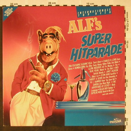 V.A.Alf's Super Hitparade: Tom's Diner...Beats International, Polystar(845 285-1), D, 1990 - 2LP - H4278 - 6,00 Euro