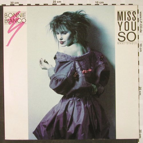 Bianco,Bonnie: Miss You So *2+1, Metronome(885 644), D, 1987 - 12inch - H4326 - 1,00 Euro
