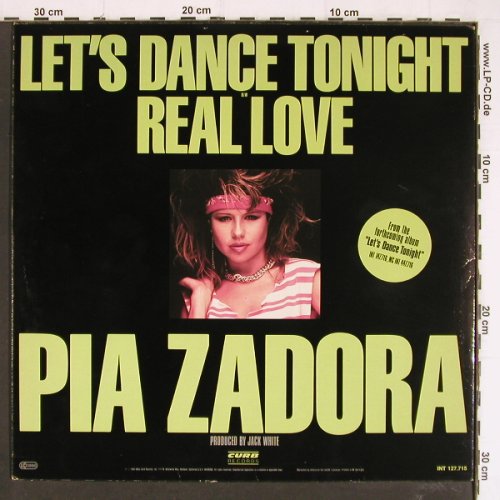 Zadora,Pia: Let's Dance Tonight+1, colored Vin., Curb(INT 127.715), D, 1984 - 12inch - H4341 - 3,00 Euro