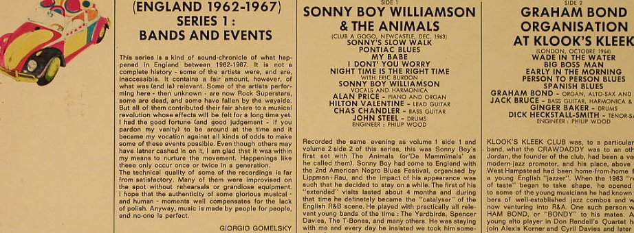 V.A.Rock Generation Vol.3: Sonny Boy Williamsson/Graham Bond.., BYG(529.703), F,rec.live,  - LP - H4531 - 12,50 Euro